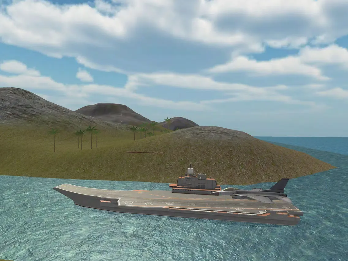 Fighter Jet 3D- take off from carrier iPad  स्क्रीनशॉट