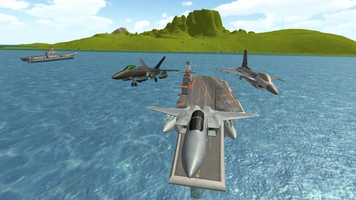 Fighter Jet 3D- take off from carrier स्क्रीनशॉट