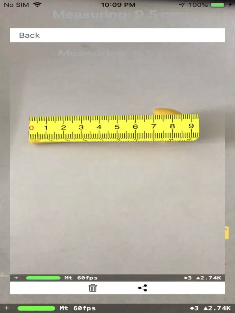 AR Ruler-Camera Tape Measure iPad  스크린샷