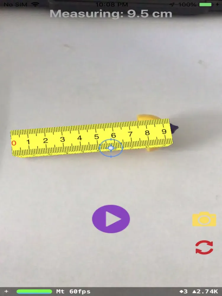 AR Ruler-Camera Tape Measure iPad  스크린샷