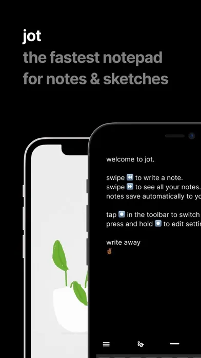 Jot - Fast Notes スクリーンショット