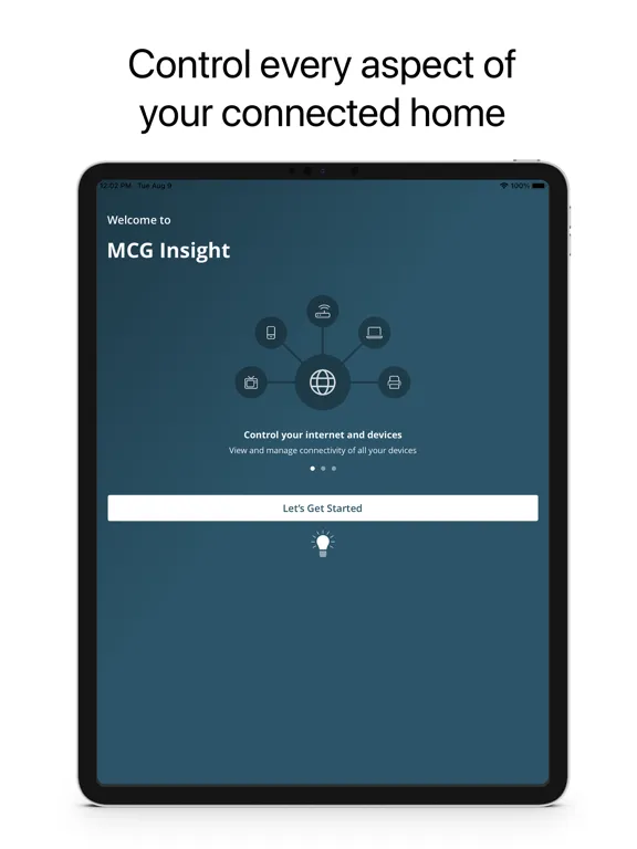 Capturas de tela do MCG Insight iPad 