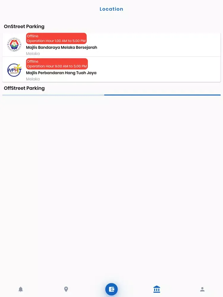 Smart Vehicle Parking Melaka 2 iPad 应用截图