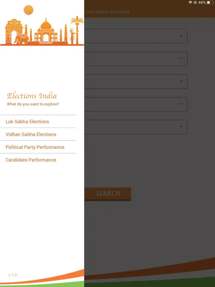 Screenshot di Elections India iPad 