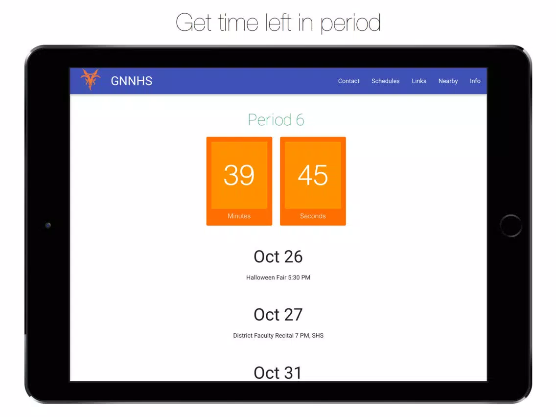 GNNHS - Great Neck North High iPad  স্ক্রিনশট