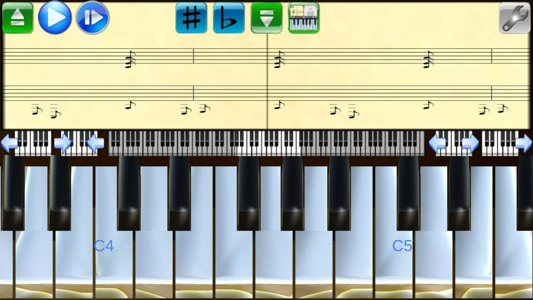 Screenshot di Piano Studio
