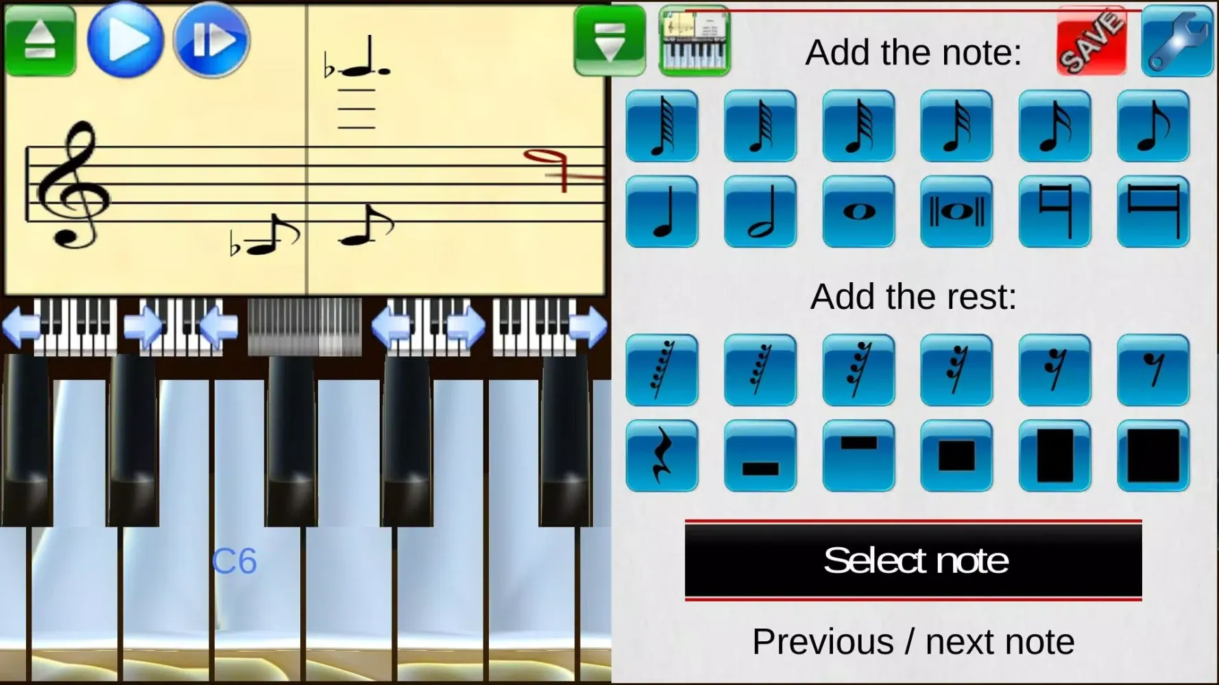 Screenshot di Piano Studio