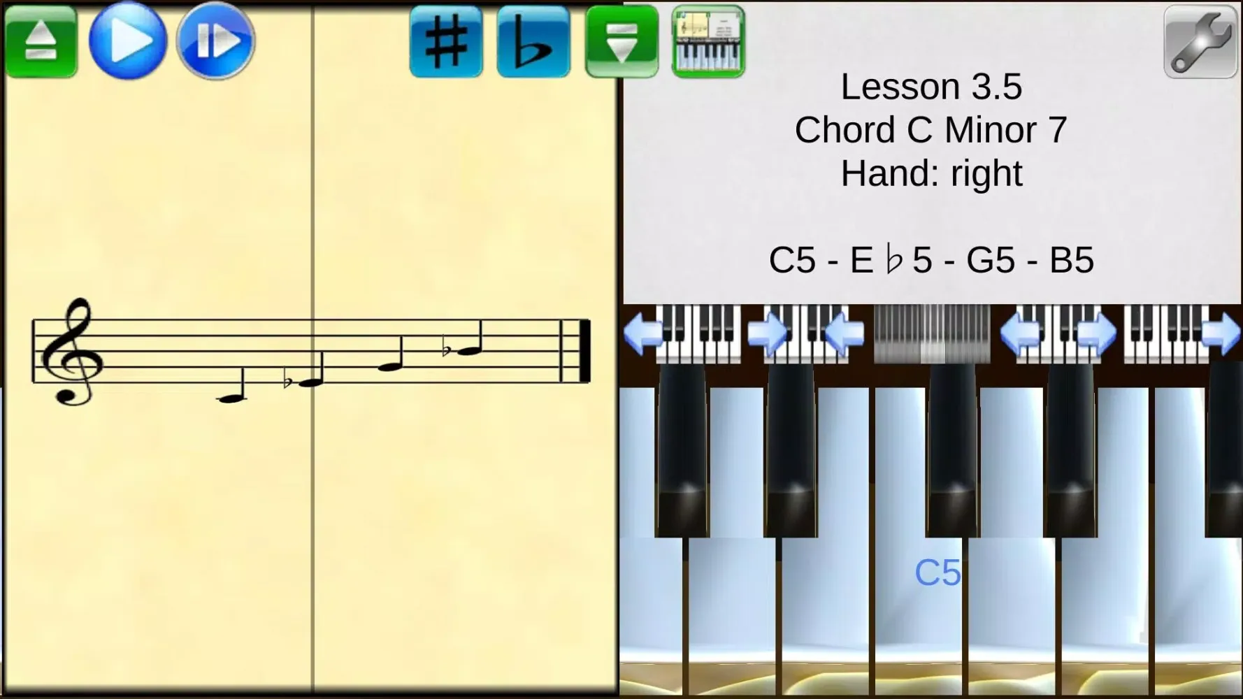 Screenshot di Piano Studio