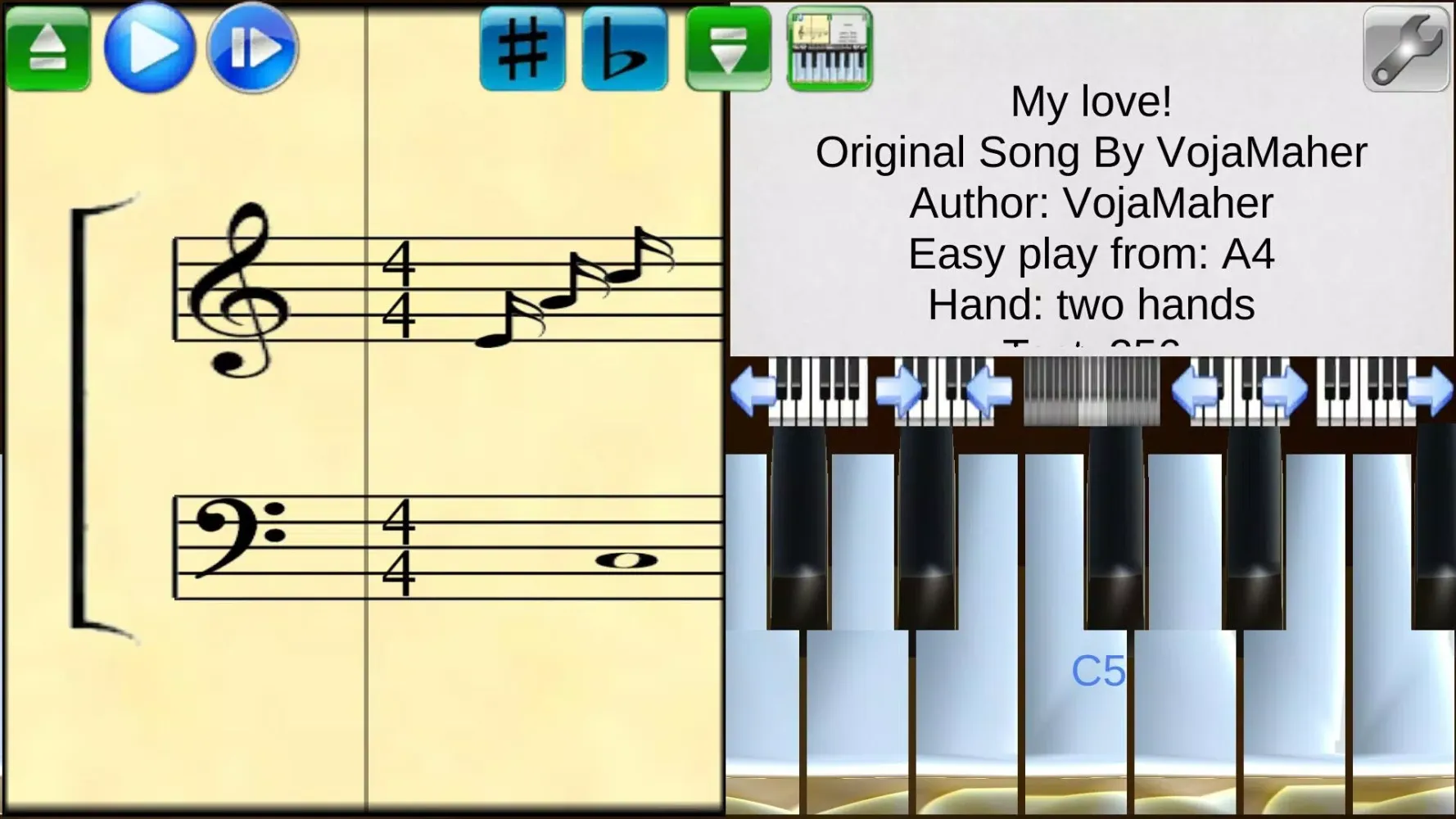 Screenshot di Piano Studio