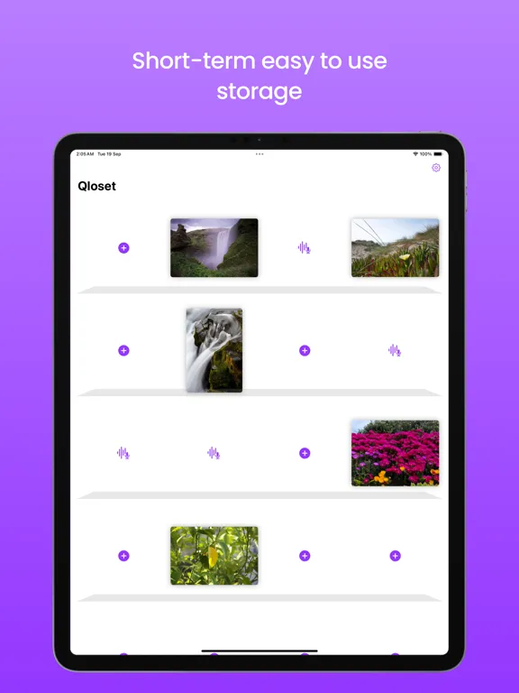 Capturas de pantalla de Qloset iPad 