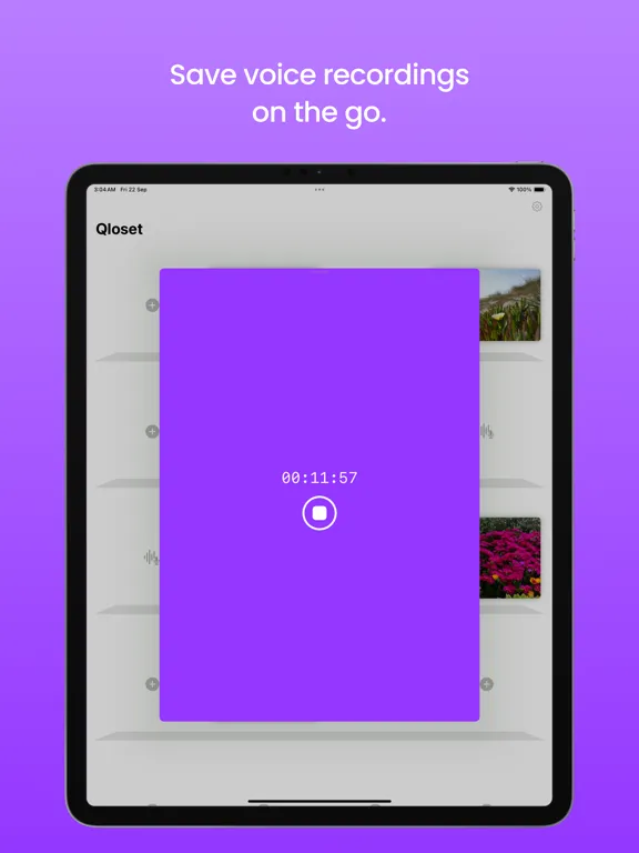 Capturas de pantalla de Qloset iPad 