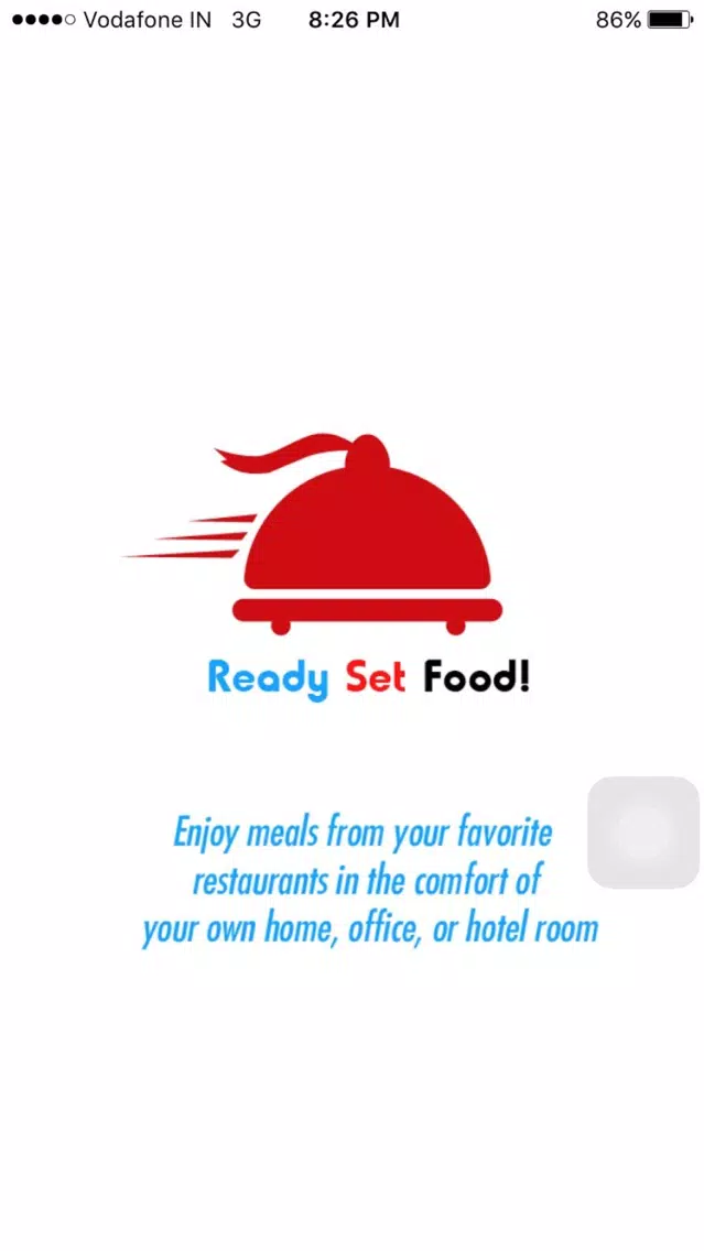تصاویر Ready Set Food Customer App