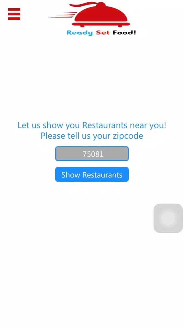 تصاویر Ready Set Food Customer App