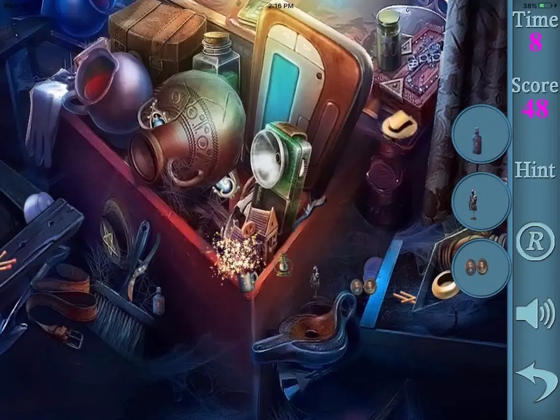Tangkapan skrin Hidden Objects Of A Lost On The Road iPad 