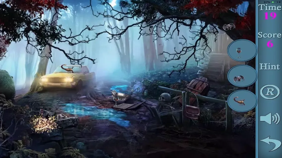 Tangkapan skrin Hidden Objects Of A Lost On The Road
