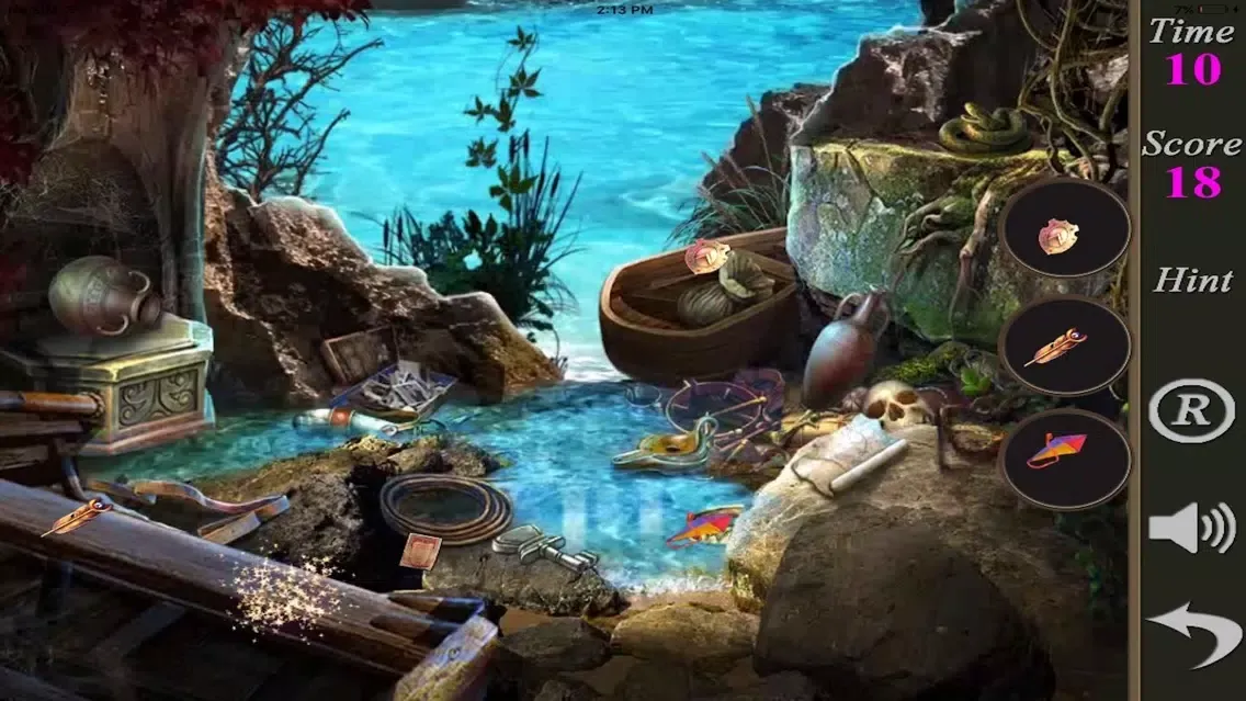 ภาพหน้าจอของ Hidden Objects Of A Secret Of Antela Island