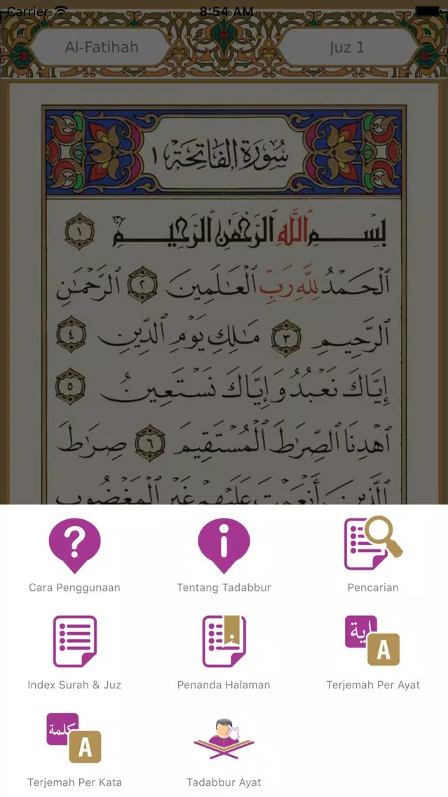Qur'an Tadabbur Digital Screenshots