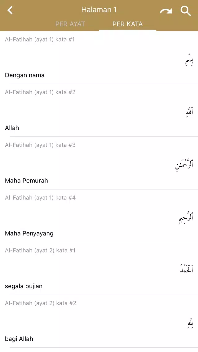 Qur'an Tadabbur Digital Screenshots