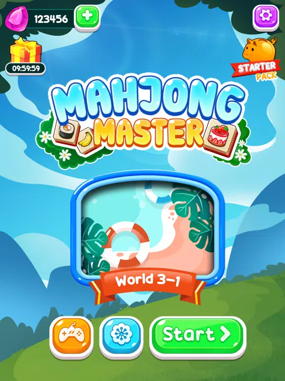 ภาพหน้าจอของ Mahjong Tile Master iPad 