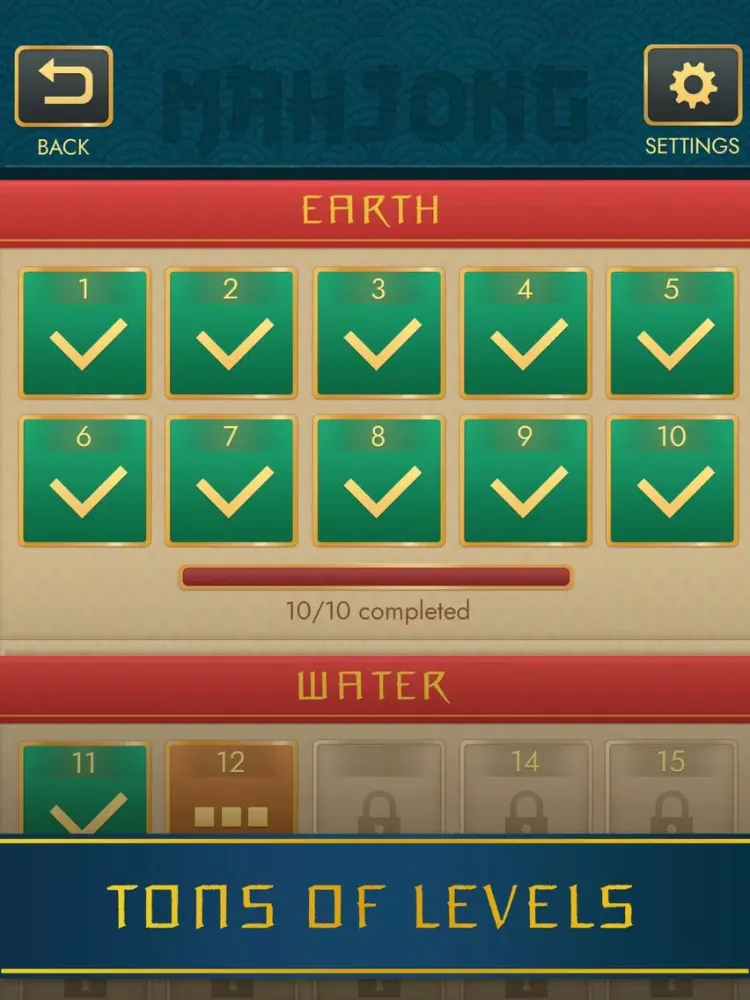 تصاویر Mahjong Classic Puzzle Game iPad 