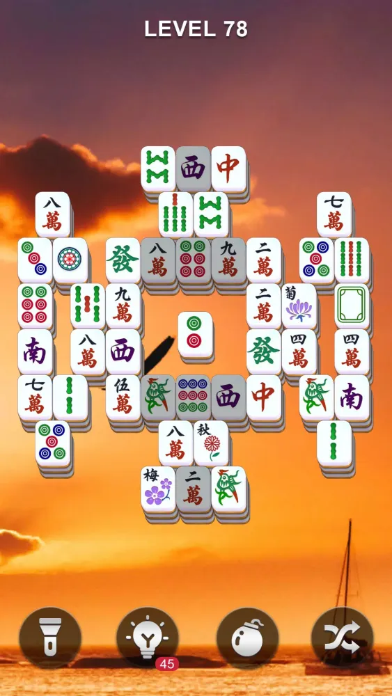 Tangkapan layar Mahjong Solitaire