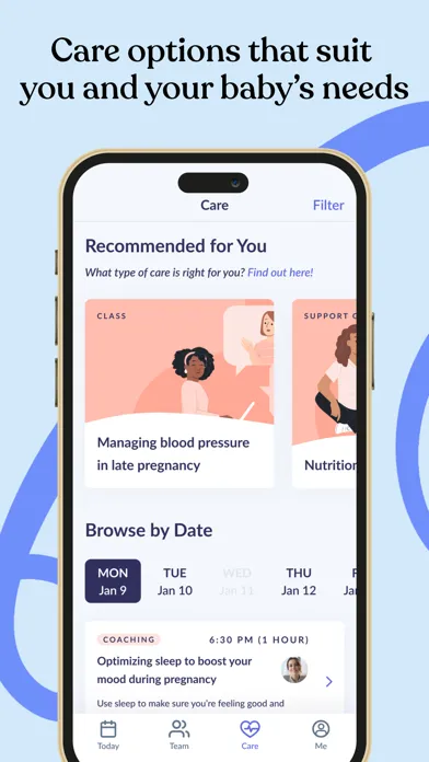 Zrzuty ekranu Mahmee: Maternal Health App