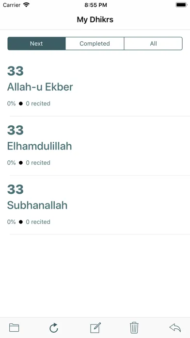 Скриншоты sufi: dhikr & tasbeeh counter