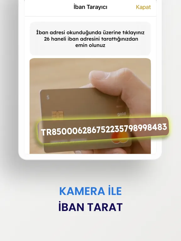 İBANIMA - Kolay İban Yönetimi iPad  Screenshots