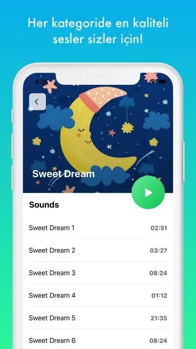 Tangkapan layar MyBaby Lullaby Relaxing Musics