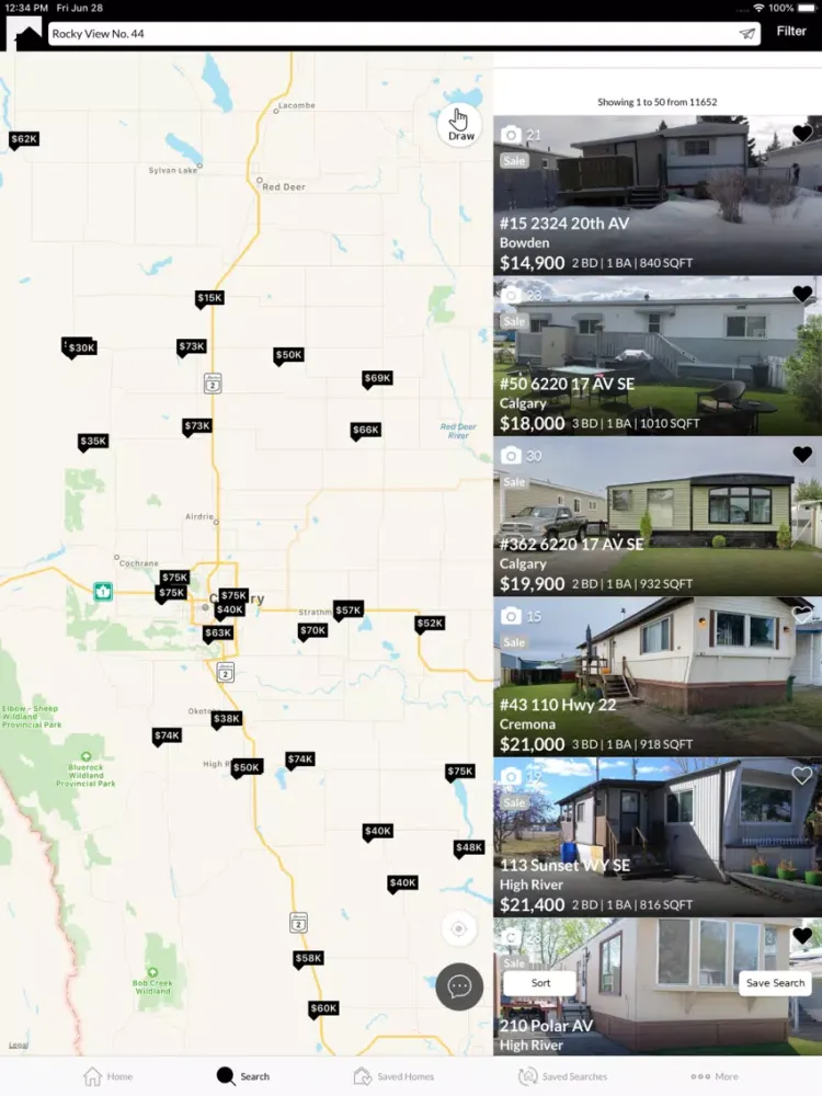 Capturas de pantalla de Mahogany Real Estate iPad 