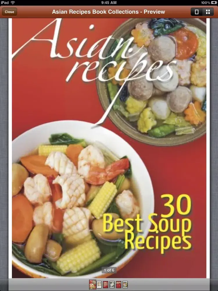 Asian Recipes Book Collections iPad  Ekran Görüntüleri
