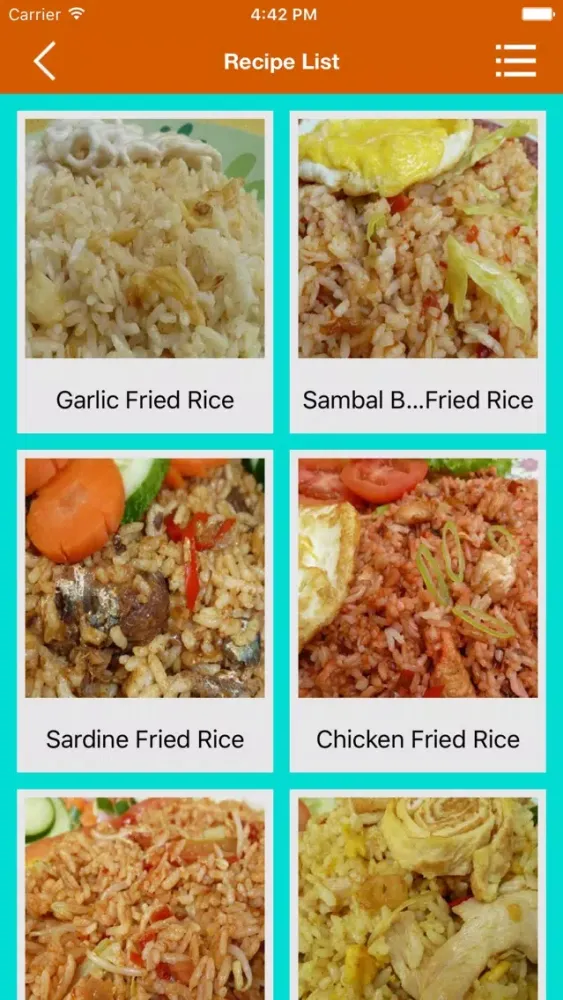 Tangkapan layar Fried Rice Cooking Creations HD