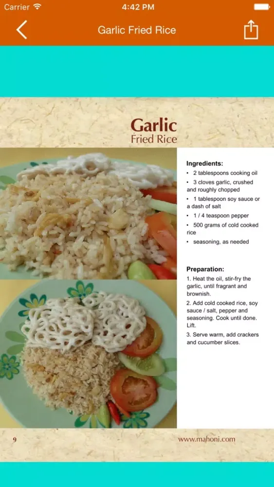 Tangkapan layar Fried Rice Cooking Creations HD