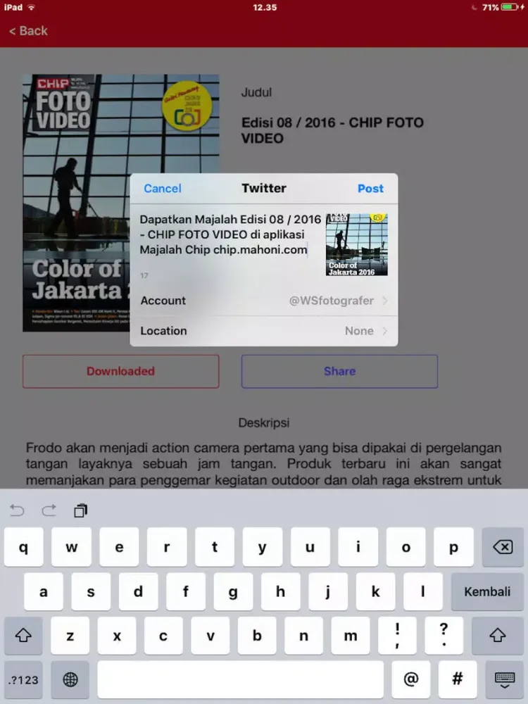 Gramedia - Chip iPad  Screenshots