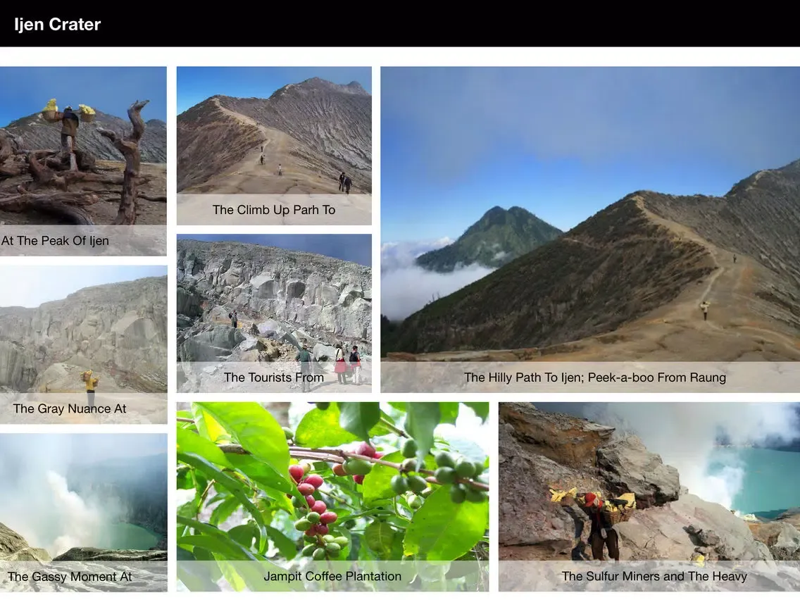 Ijen Crater iPad  スクリーンショット