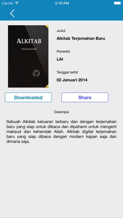 Screenshot di Alkitab LAI