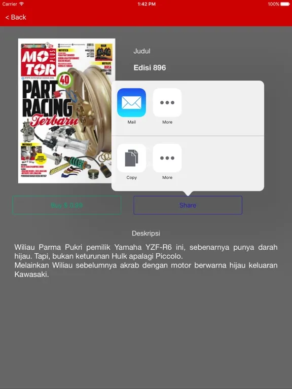 Tabloid MotorPlus iPad  স্ক্রিনশট