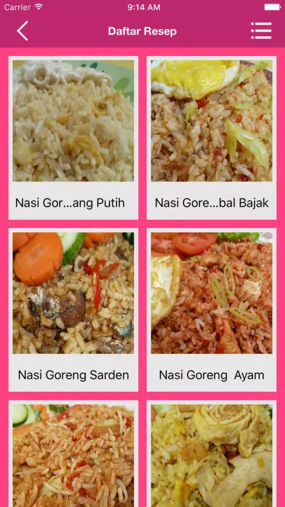 50 Resep Nasi Goreng HD應用截圖