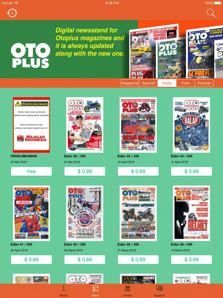 Tabloid OtoPlus iPad  Screenshots