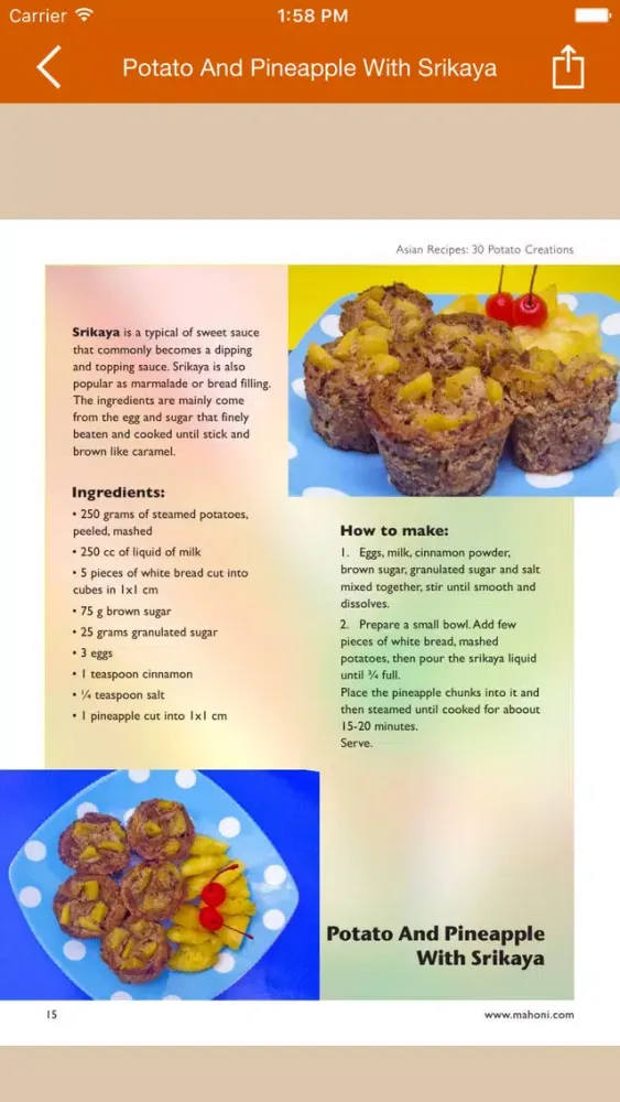 Potato Recipes Asian Creations Screenshots