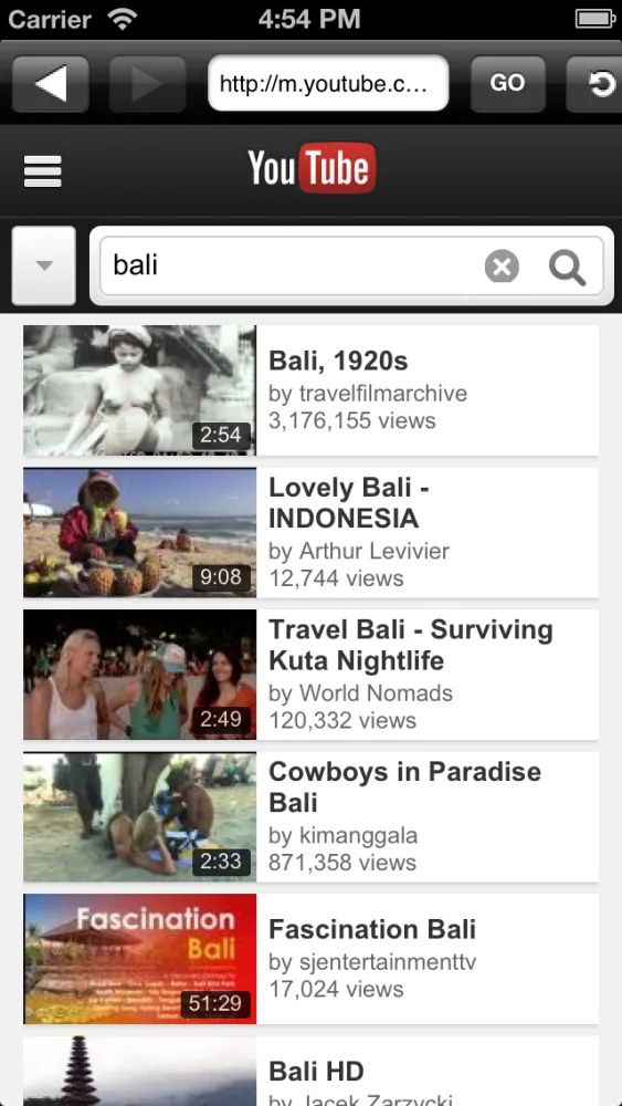 Tango Browser Screenshots