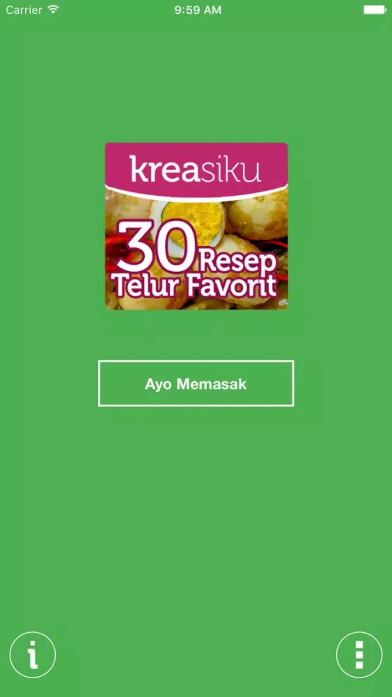 Ảnh chụp màn hình của 30 Resep Telur Favorit