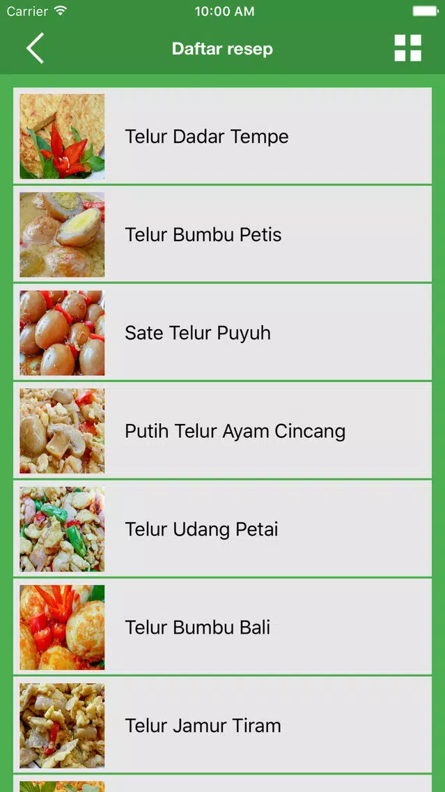 Captures d'écran de 30 Resep Telur Favorit