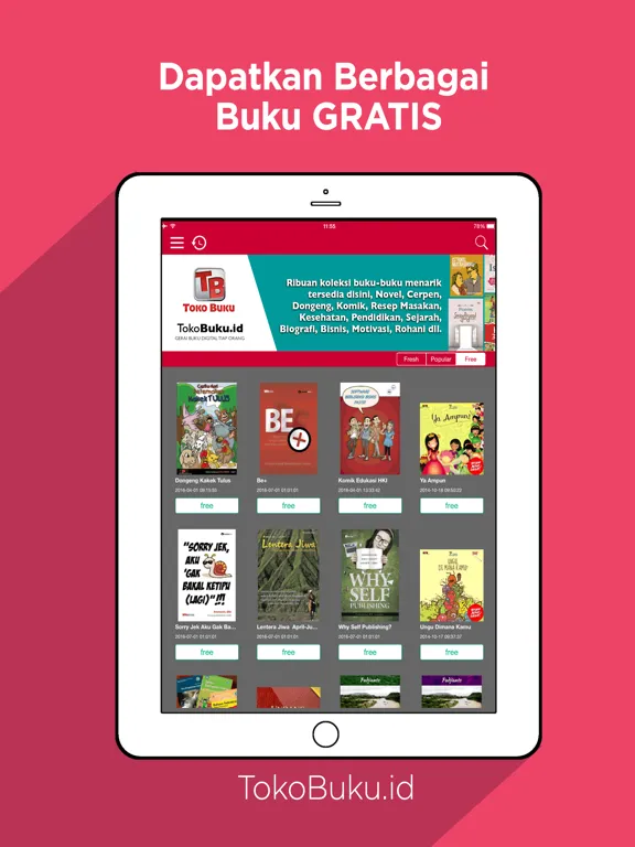 Toko Buku iPad  स्क्रीनशॉट