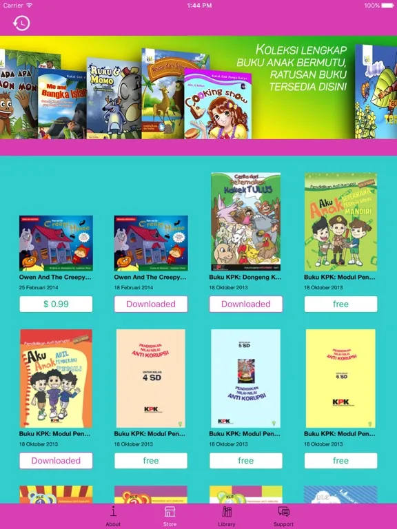 Capturas de pantalla de Toko Buku Anak iPad 