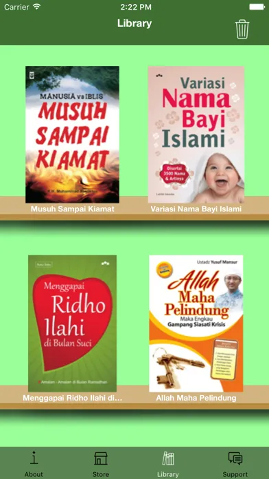 Ảnh chụp màn hình của Toko Buku Islami