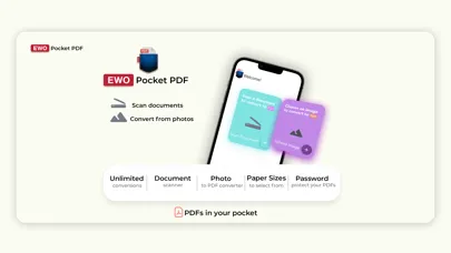 EWO Pocket PDF Scanner Ekran Görüntüleri