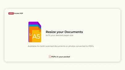 EWO Pocket PDF Scanner Ekran Görüntüleri