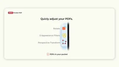 EWO Pocket PDF Scanner Ekran Görüntüleri