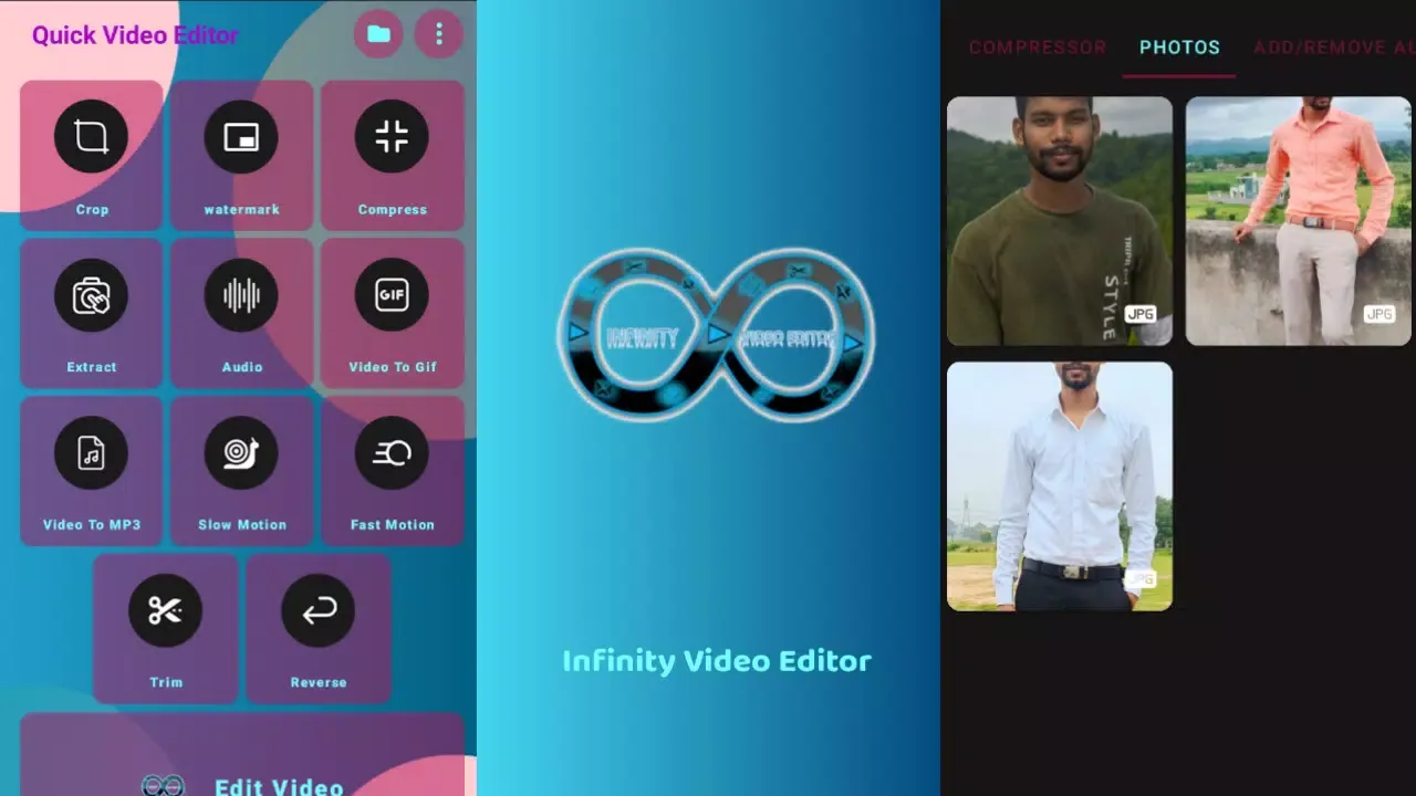 Tangkapan layar All in one video editor